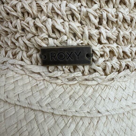 Roxy Women's Aloof Beauty Straw Sun Hat Caps (Natural) Beige Size S NWT - Picture 11 of 11